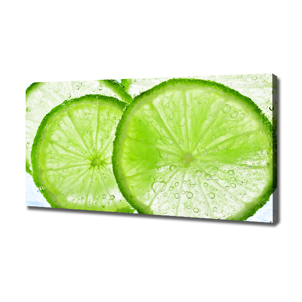 Canvas wall art Lime underwater