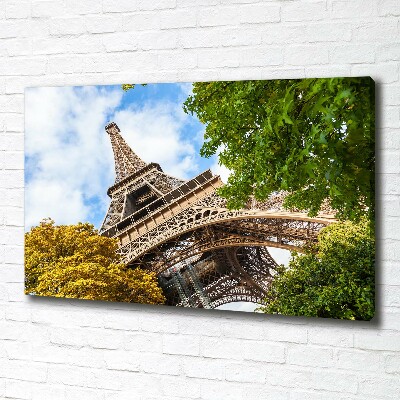 Canvas wall art Eiffel Paris tower