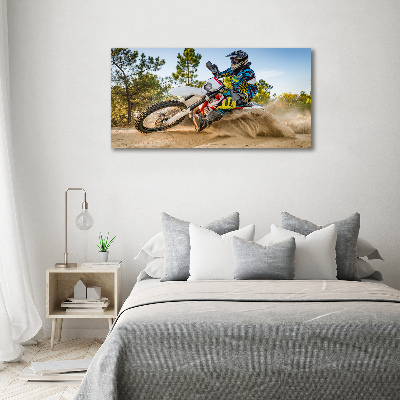 Canvas wall art Motocross