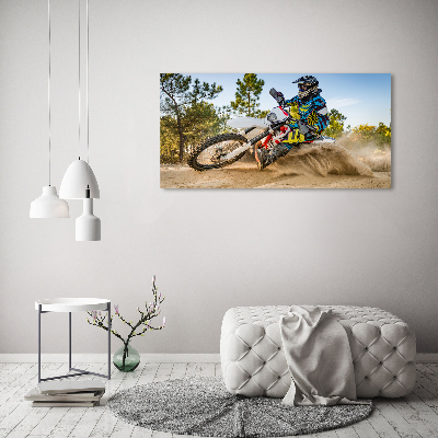 Canvas wall art Motocross