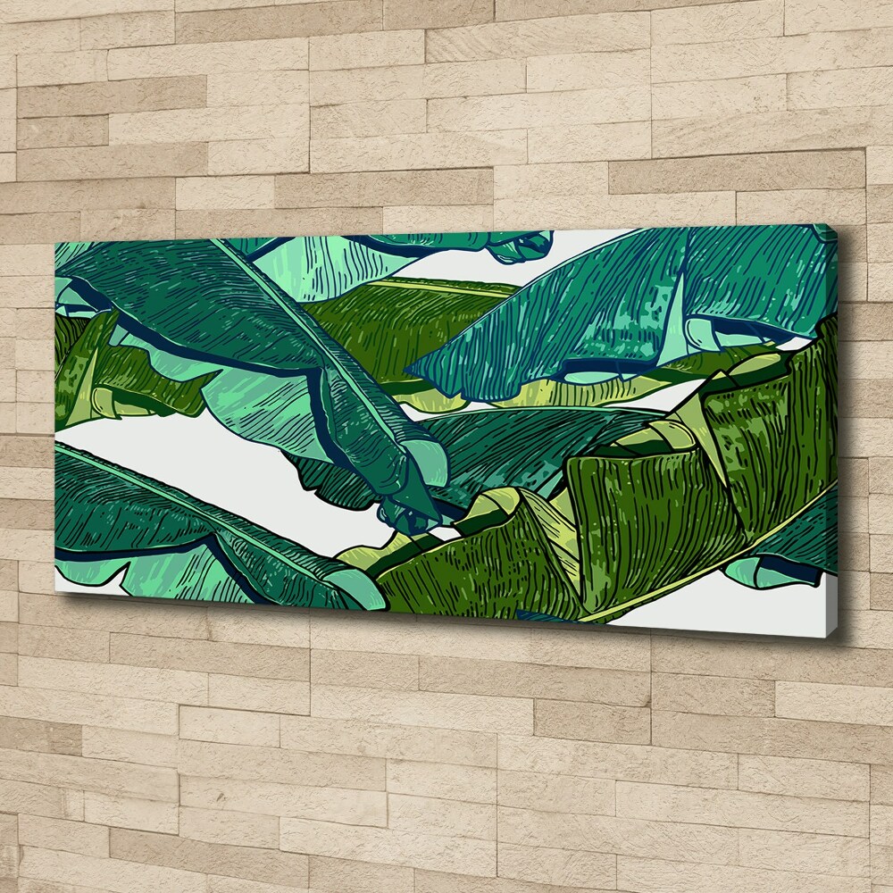 Canvas wall art Banana leaves