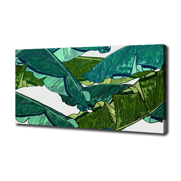 Canvas wall art Banana leaves