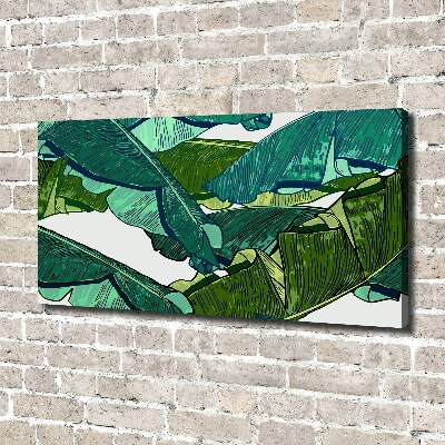 Canvas wall art Banana leaves