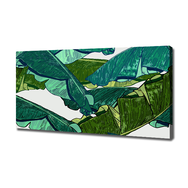 Canvas wall art Banana leaves