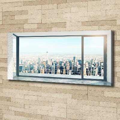 Canvas wall art View of the city