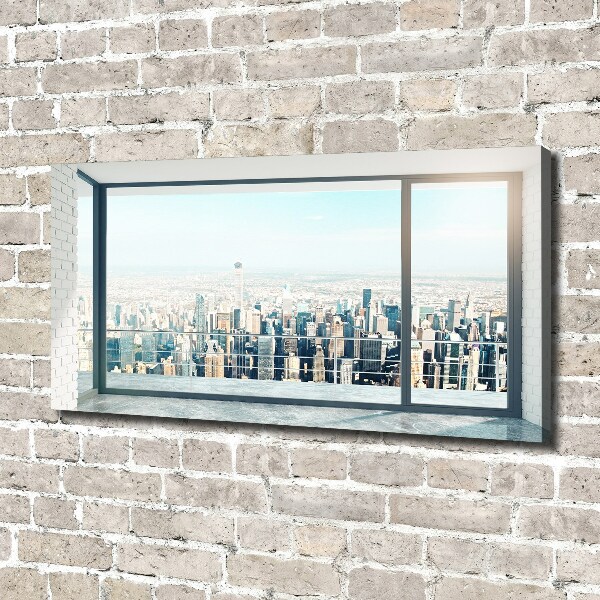 Canvas wall art View of the city