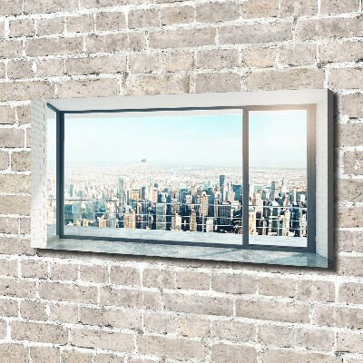 Canvas wall art View of the city