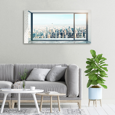 Canvas wall art View of the city