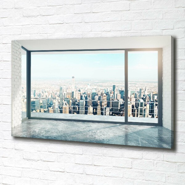 Canvas wall art View of the city