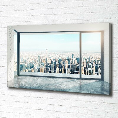 Canvas wall art View of the city