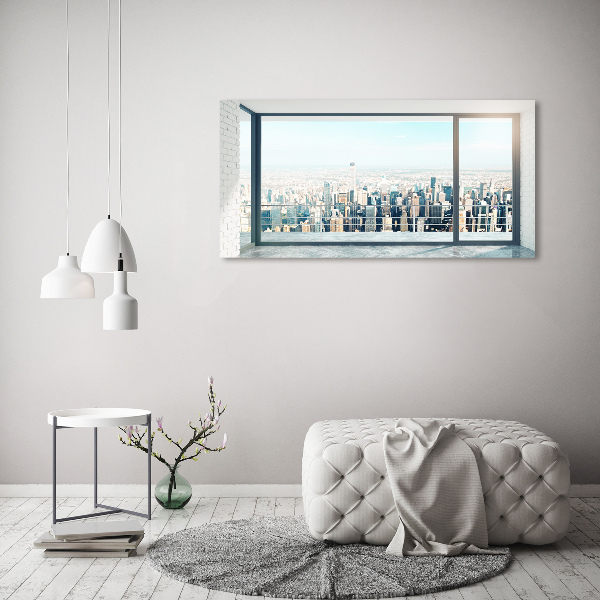 Canvas wall art View of the city