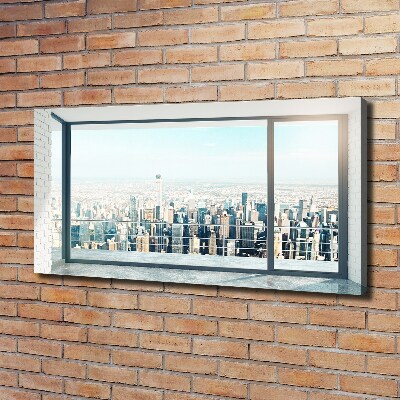 Canvas wall art View of the city