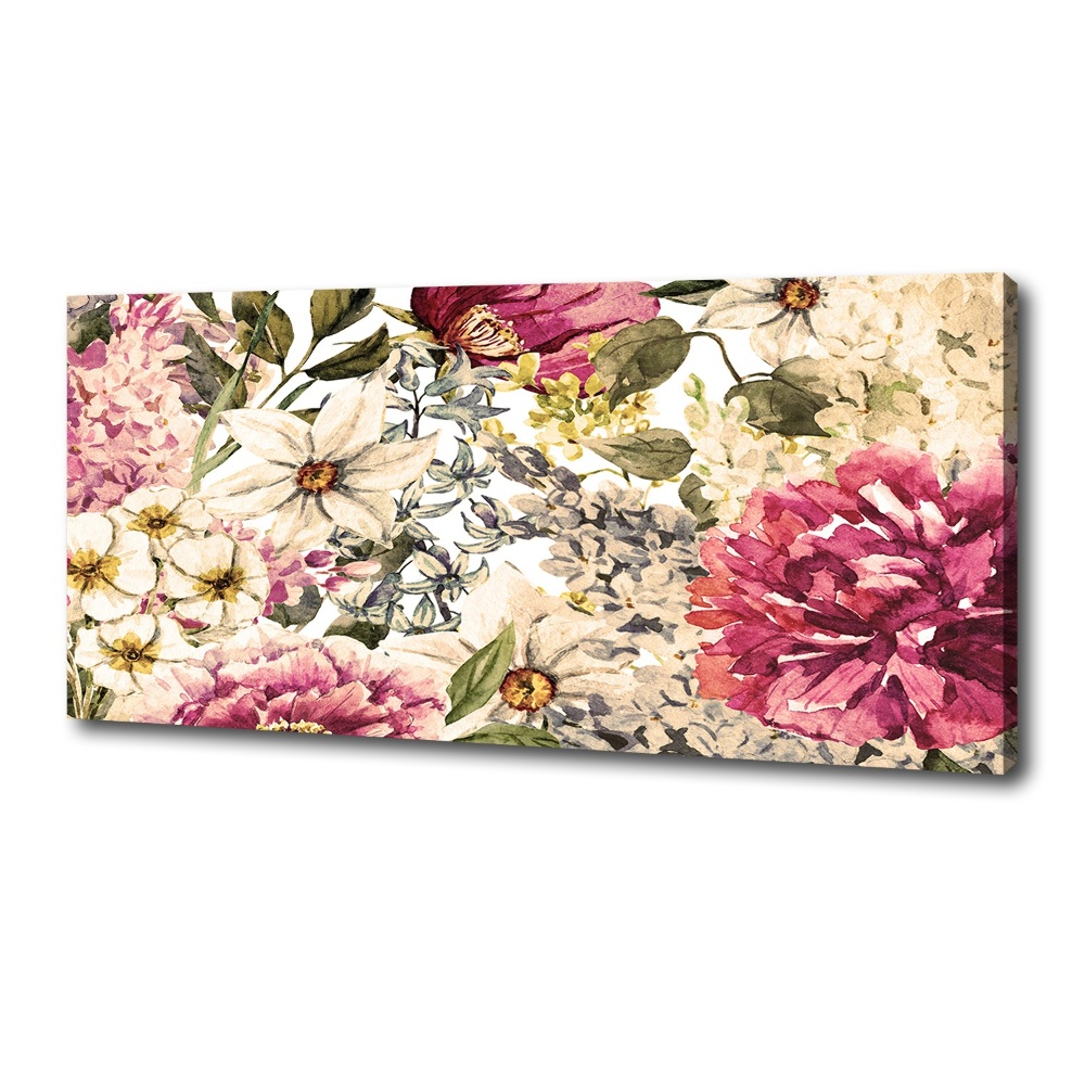 Canvas wall art Floral pattern