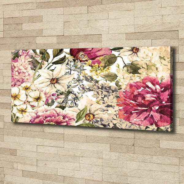 Canvas wall art Floral pattern