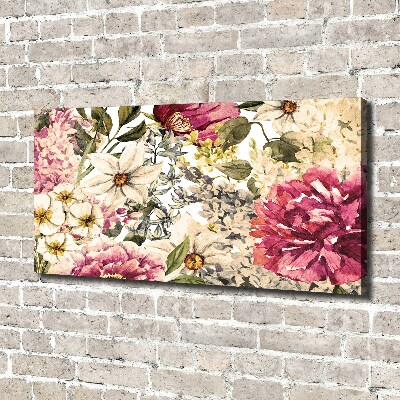 Canvas wall art Floral pattern