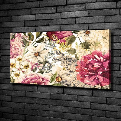 Canvas wall art Floral pattern