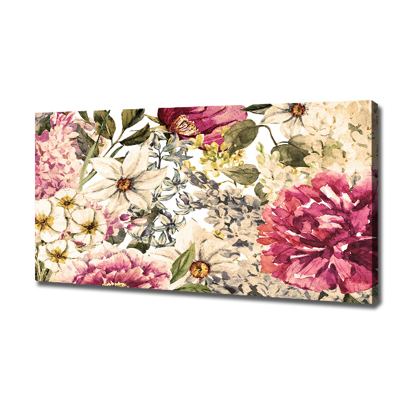 Canvas wall art Floral pattern