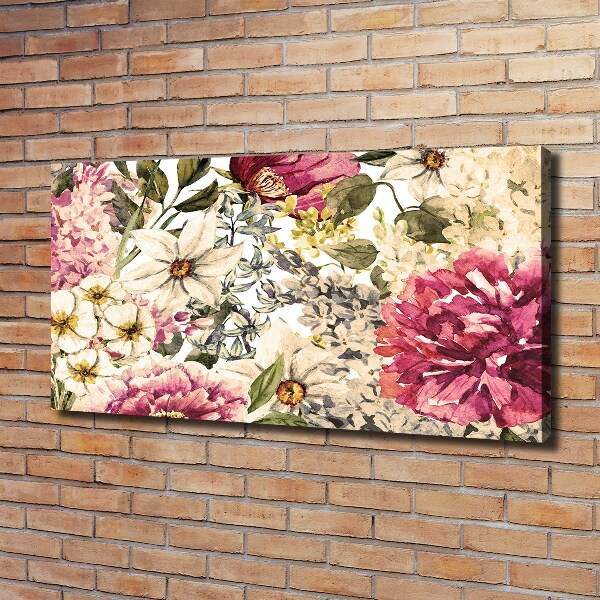 Canvas wall art Floral pattern