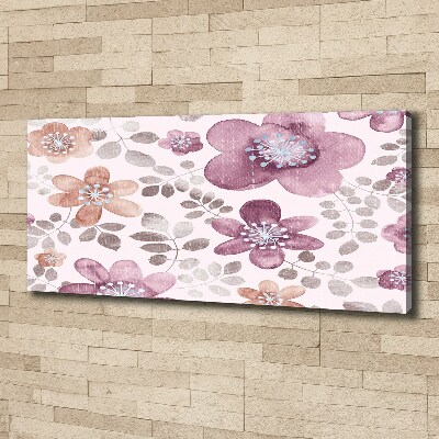 Canvas wall art Floral pattern