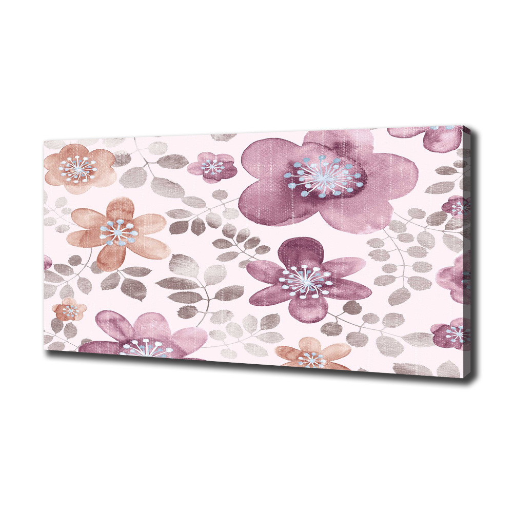 Canvas wall art Floral pattern