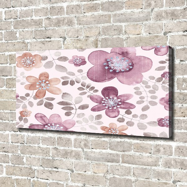 Canvas wall art Floral pattern