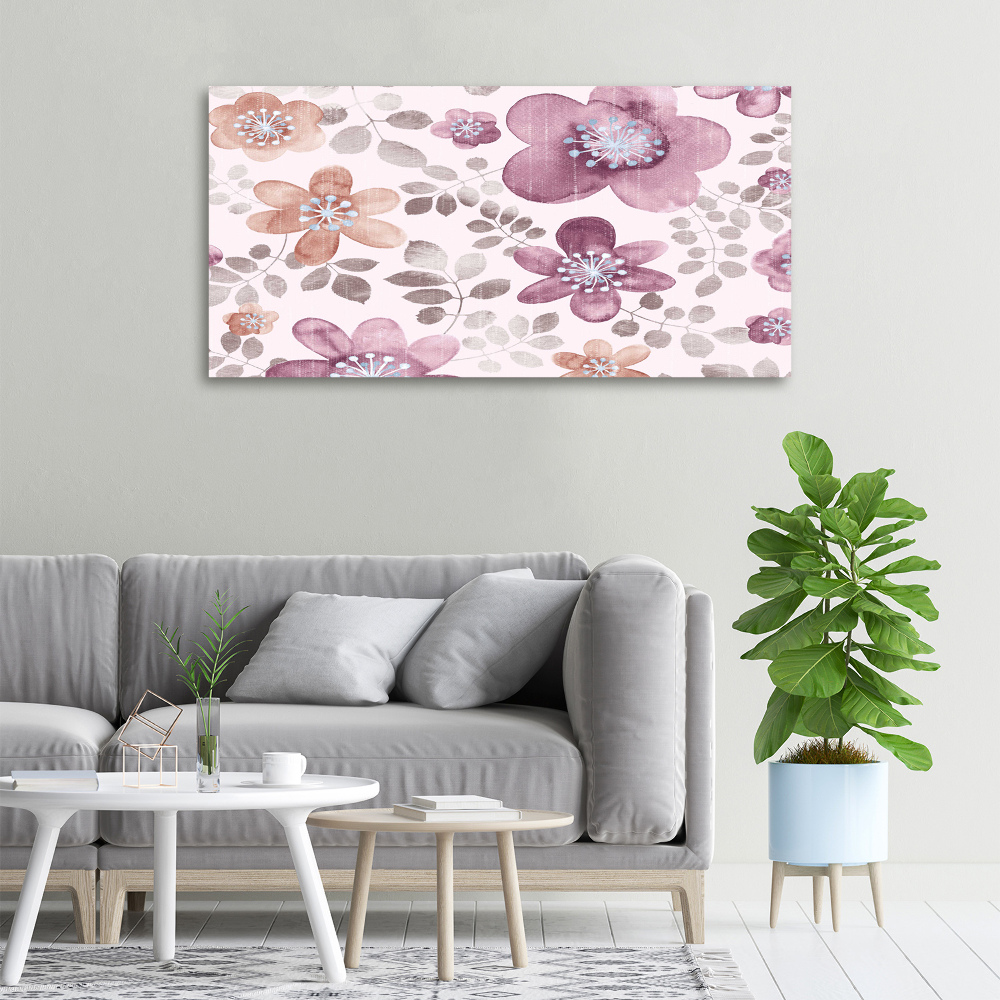 Canvas wall art Floral pattern