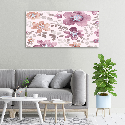 Canvas wall art Floral pattern