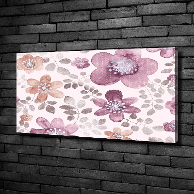 Canvas wall art Floral pattern