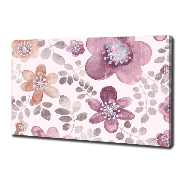 Canvas wall art Floral pattern