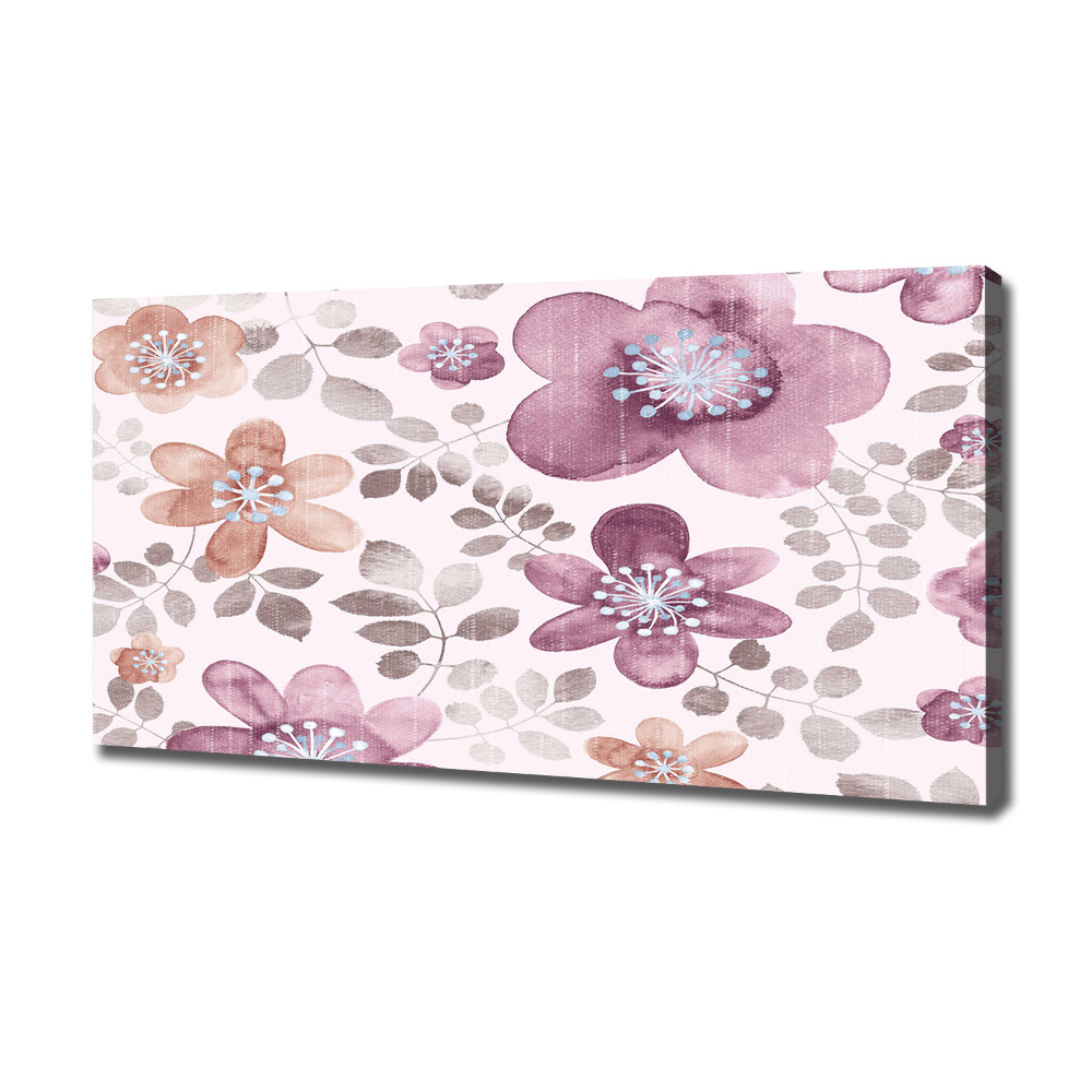 Canvas wall art Floral pattern