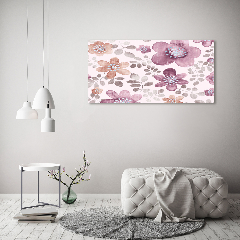 Canvas wall art Floral pattern