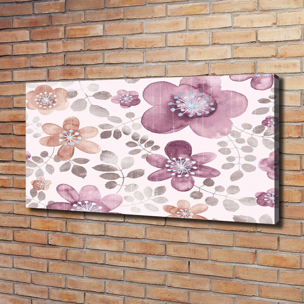 Canvas wall art Floral pattern