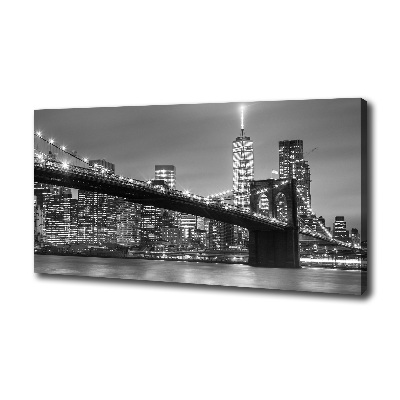 Canvas wall art New York at night