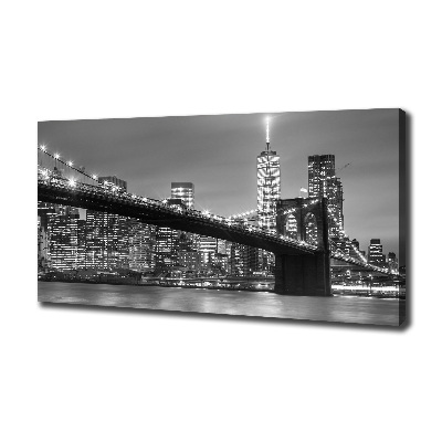 Canvas wall art New York at night