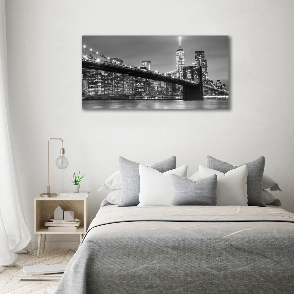 Canvas wall art New York at night