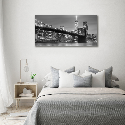 Canvas wall art New York at night