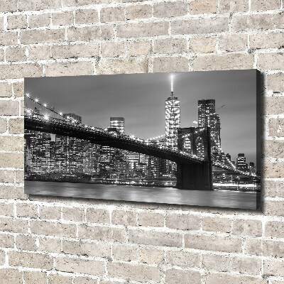 Canvas wall art New York at night