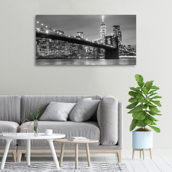 Canvas wall art New York at night