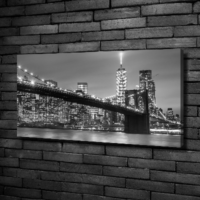 Canvas wall art New York at night