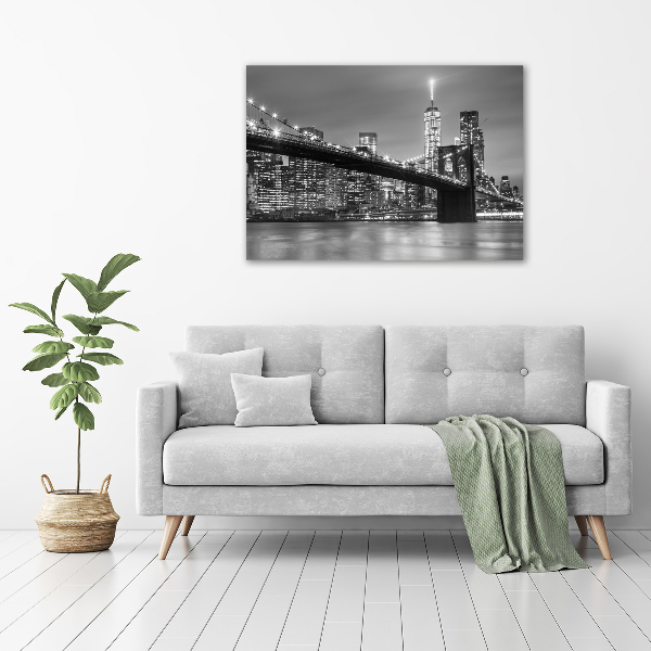 Canvas wall art New York at night