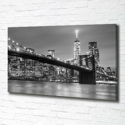 Canvas wall art New York at night