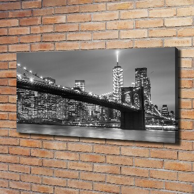 Canvas wall art New York at night