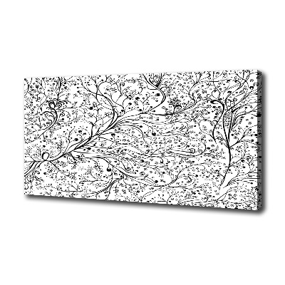 Canvas wall art Loved branches