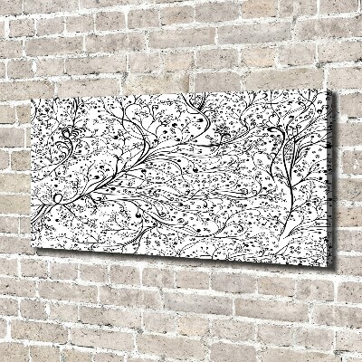 Canvas wall art Loved branches