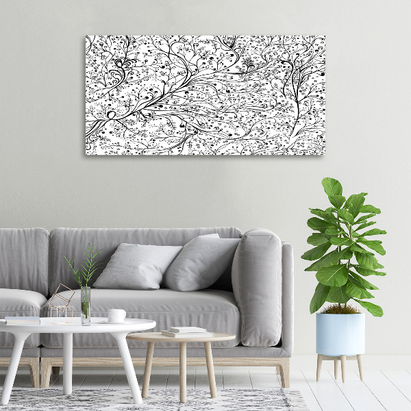 Canvas wall art Loved branches