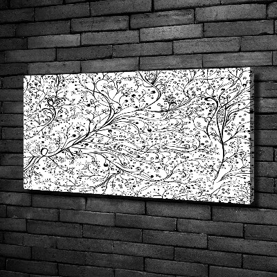 Canvas wall art Loved branches