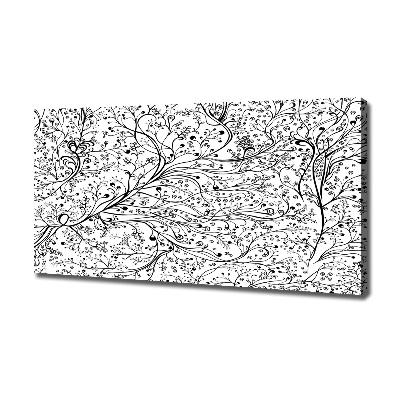 Canvas wall art Loved branches