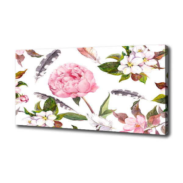 Canvas wall art Floral pattern