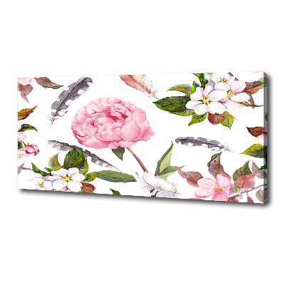 Canvas wall art Floral pattern