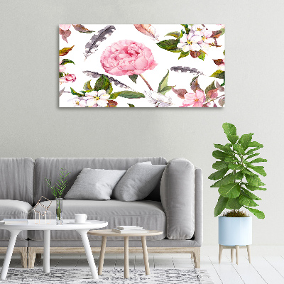 Canvas wall art Floral pattern